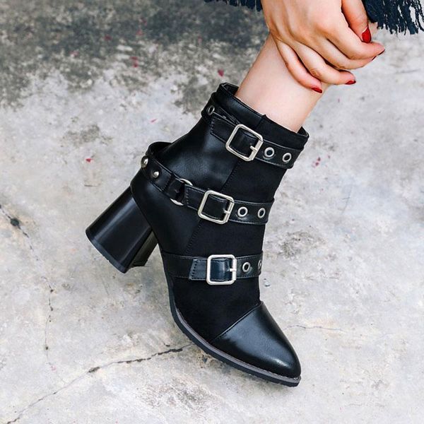 boots 2021 pu high heels pointed toe rivet side zipper women's winter solid color fashion shoes size 34-43 xwc10266, Black
boots 2021 pu high heels pointed toe rivet side zipper women's winter solid color fashion shoes size 34-43 xwc10266, Black