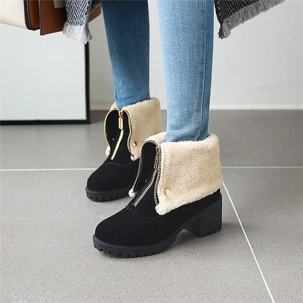 ymechic plus size fashion 2020 new nubuck suede winter boots women green black folding zipper high heel ankle boots female shoes
ymechic plus size fashion 2020 new nubuck suede winter boots women green black folding zipper high heel ankle boots female shoes