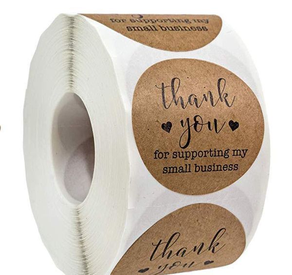 500pcs thank you for supporting my business kraft stickers with gold foil round labels sticker for small shop handmade sticker bbycutw
500pcs thank you for supporting my business kraft stickers with gold foil round labels sticker for small shop handmade sticker bbycutw