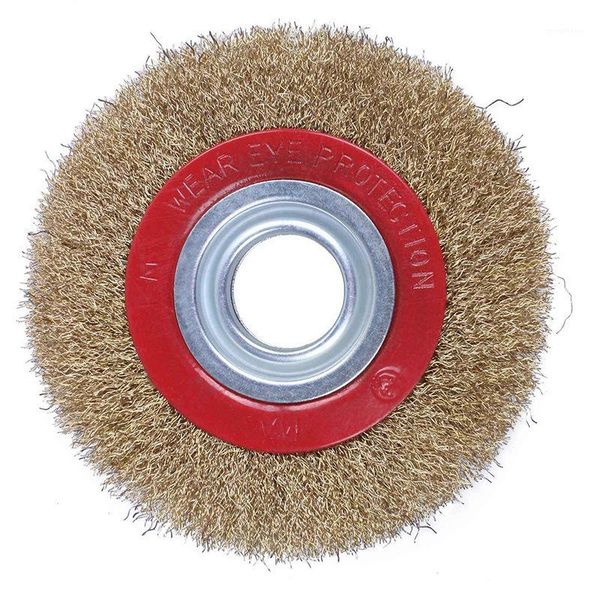 wire brush wheel for bench grinder polish + reducers adaptor rings,6inch 150mm1