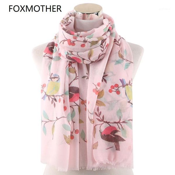 foxmother new design spring pink white bird on branch print scarf lightweight bird shawl wrap ladies fashion scarves women 20201, Blue;gray
foxmother new design spring pink white bird on branch print scarf lightweight bird shawl wrap ladies fashion scarves women 20201, Blue;gray
