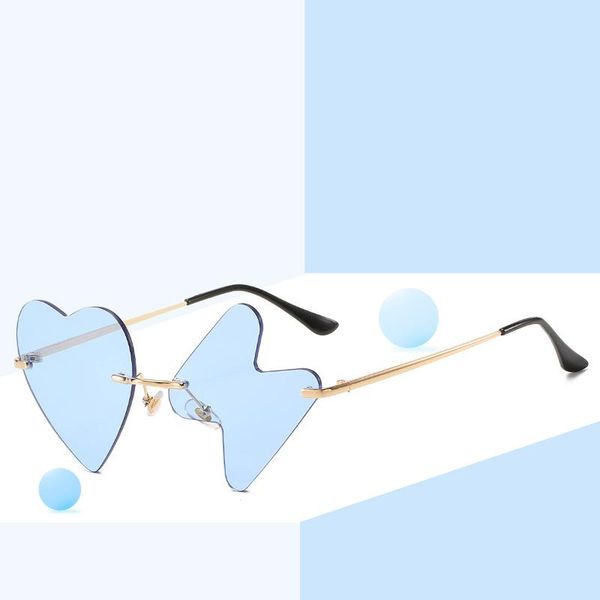 sunglasses fashion vintage rimless female prom men unique personality heart-shaped five-pointed star, White;black
sunglasses fashion vintage rimless female prom men unique personality heart-shaped five-pointed star, White;black