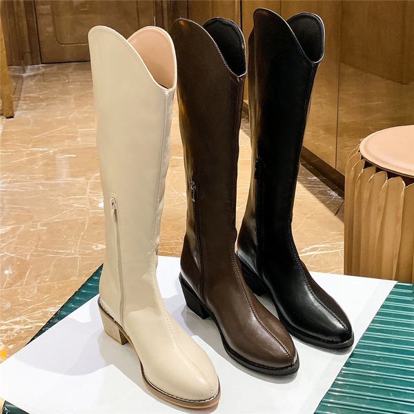 2020 nova ins mulheres bege saltos altos cunhas longas senhora equitao botas de cowboy inverno designer dedo do p apontado na wh4i, Black
2020 nova ins mulheres bege saltos altos cunhas longas senhora equitao botas de cowboy inverno designer dedo do p apontado na wh4i, Black