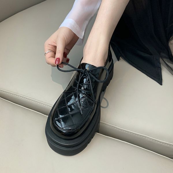 2020 of women's pumps lace cow leather up to black platform thick heel spring casual shoes trellis shallow q7j8
2020 of women's pumps lace cow leather up to black platform thick heel spring casual shoes trellis shallow q7j8