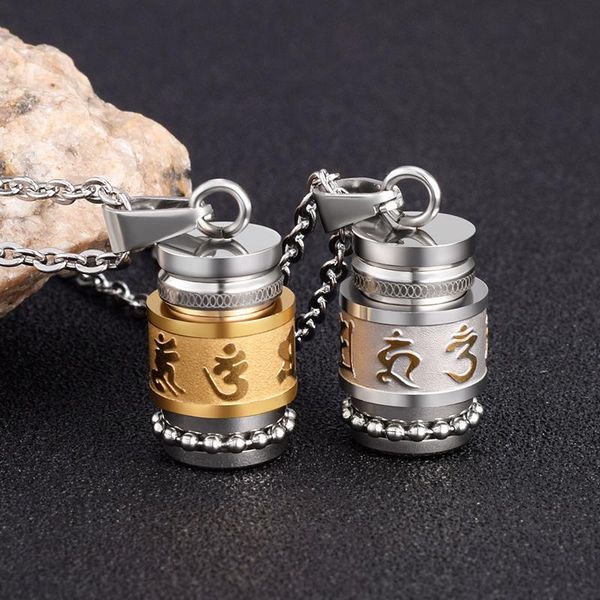 pendant necklaces soitis om mani padme hum buddhism style mantra spinner necklace men&women stainless steel chain pendants, Silver
pendant necklaces soitis om mani padme hum buddhism style mantra spinner necklace men&women stainless steel chain pendants, Silver