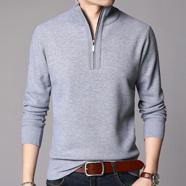 men casual zipper collar cashmere sweater men clothes autumn winter brand thick warm wool pullover turtleneck pull homme mzm062, White;black
men casual zipper collar cashmere sweater men clothes autumn winter brand thick warm wool pullover turtleneck pull homme mzm062, White;black