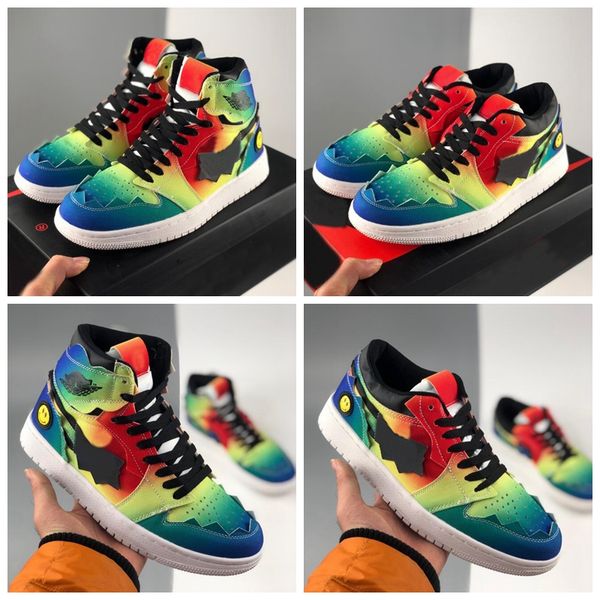 new j balvin 1 basketball shoes herencia women mens trainers sneakers rainbow tie dye sports des chaussures zapatos size 36-45
new j balvin 1 basketball shoes herencia women mens trainers sneakers rainbow tie dye sports des chaussures zapatos size 36-45