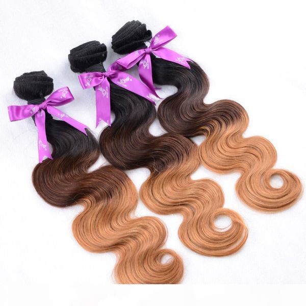 grade ombre hair extensions brazilian virgin hair body wave full human hair weave bundles 3 tone color ombre 3pcs 1b 4 27 or 1b 4 30, Black
grade ombre hair extensions brazilian virgin hair body wave full human hair weave bundles 3 tone color ombre 3pcs 1b 4 27 or 1b 4 30, Black
