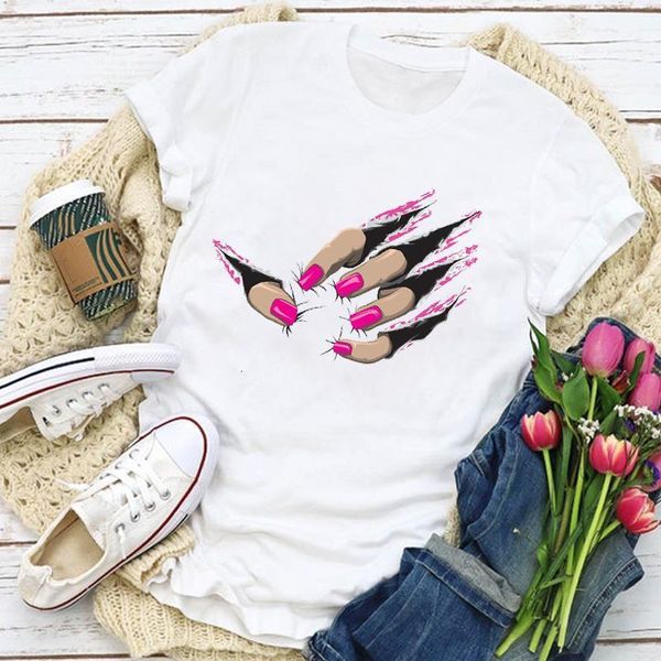 women graphic funny fashion short sleeve finger nail print summer t-shirt lady womens clothing clothes tee female t shirt, White
women graphic funny fashion short sleeve finger nail print summer t-shirt lady womens clothing clothes tee female t shirt, White