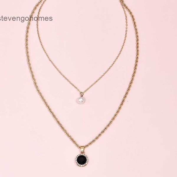 women's japanese pearl and korean pendant fashion new necklace a0464, Silver
women's japanese pearl and korean pendant fashion new necklace a0464, Silver