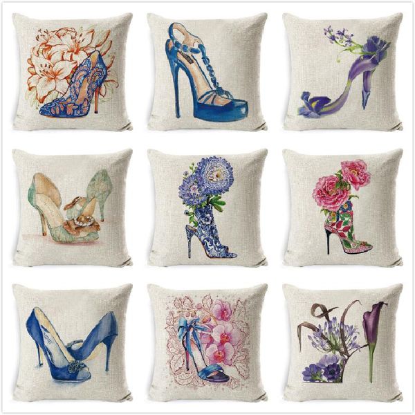 cushion/decorative pillow cushion cover 45cm*45cm women's shoes and flower cotton case sofa square decorative kussenhoes
cushion/decorative pillow cushion cover 45cm*45cm women's shoes and flower cotton case sofa square decorative kussenhoes