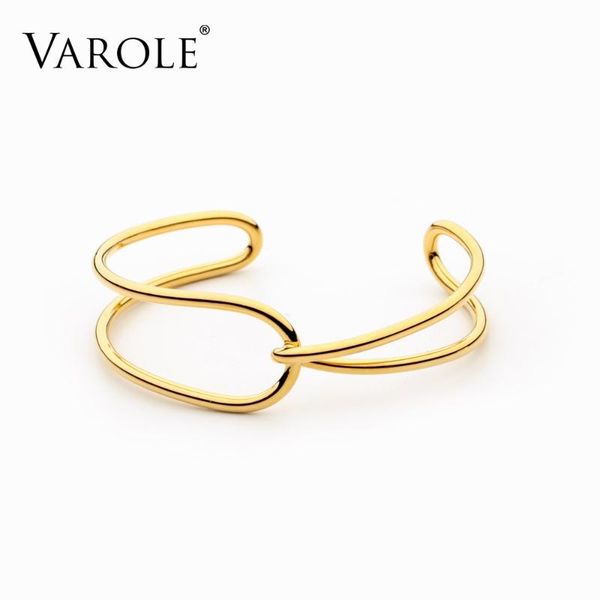varole hollow line art design bangles for women gold color bracelets party 2021 fashion jewelry wholesale pulseras, Black
varole hollow line art design bangles for women gold color bracelets party 2021 fashion jewelry wholesale pulseras, Black
