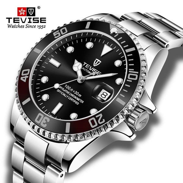 fashion brand tevise men stailness steel band automatic mechanical watch fashion calendar display business mens watches, Slivery;brown
fashion brand tevise men stailness steel band automatic mechanical watch fashion calendar display business mens watches, Slivery;brown