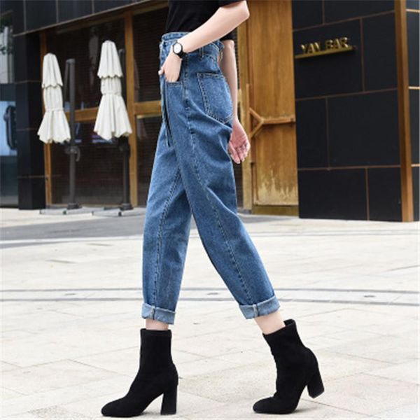 women's jeans fashion slacks loose boyfriend for women blue denim pants casual belt vintage high waist streetwear
women's jeans fashion slacks loose boyfriend for women blue denim pants casual belt vintage high waist streetwear