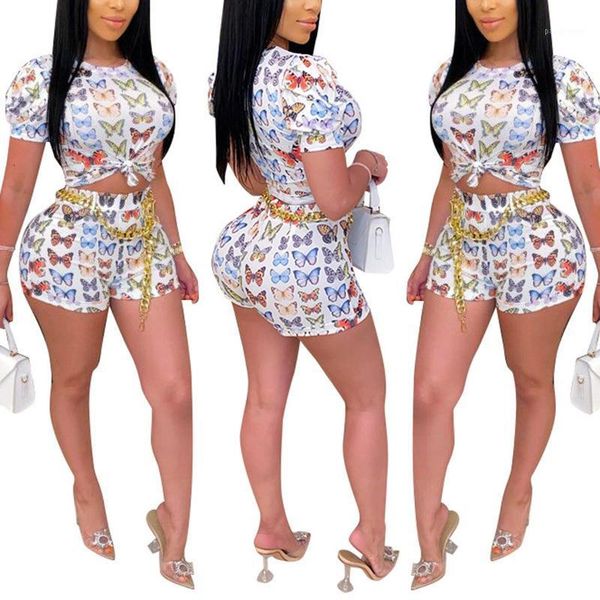women 2 pcs printed clothes sets round neck short sleeve crop t-shirt + short pant tracksuit fashion outfits1, Gray
women 2 pcs printed clothes sets round neck short sleeve crop t-shirt + short pant tracksuit fashion outfits1, Gray