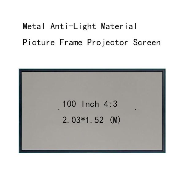 projection screens thinyou 100 inch 4:3 wall mounted 1 cm frame picture metal anti-light material hd projector screen
projection screens thinyou 100 inch 4:3 wall mounted 1 cm frame picture metal anti-light material hd projector screen