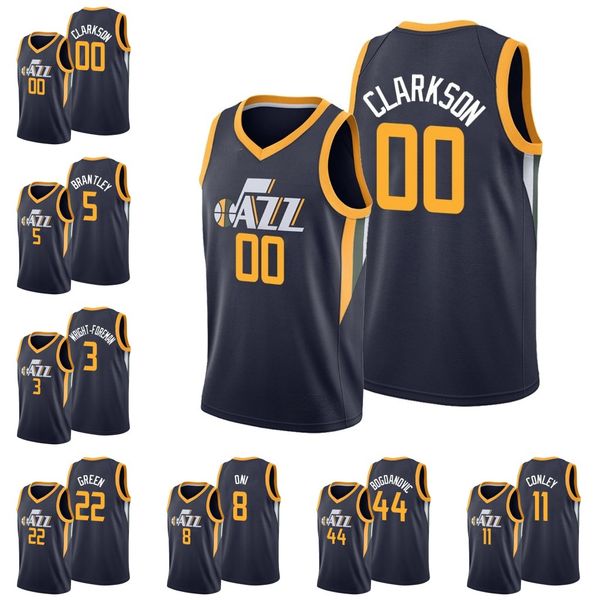 utah jazz men jarrell brantley justin wright-foreman bojan bogdanovic miye oni clarkson jersey, Black
utah jazz men jarrell brantley justin wright-foreman bojan bogdanovic miye oni clarkson jersey, Black