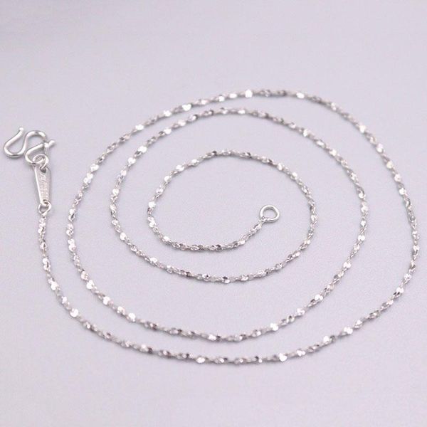 platinum 950 full star chain necklace 18"l 1mmw women necklace guaranteed pure platinum, Silver
platinum 950 full star chain necklace 18"l 1mmw women necklace guaranteed pure platinum, Silver