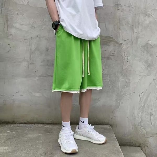 men's casual 2020 summer pants trend trendy brand youth loose curled sports shorts, White;black
men's casual 2020 summer pants trend trendy brand youth loose curled sports shorts, White;black