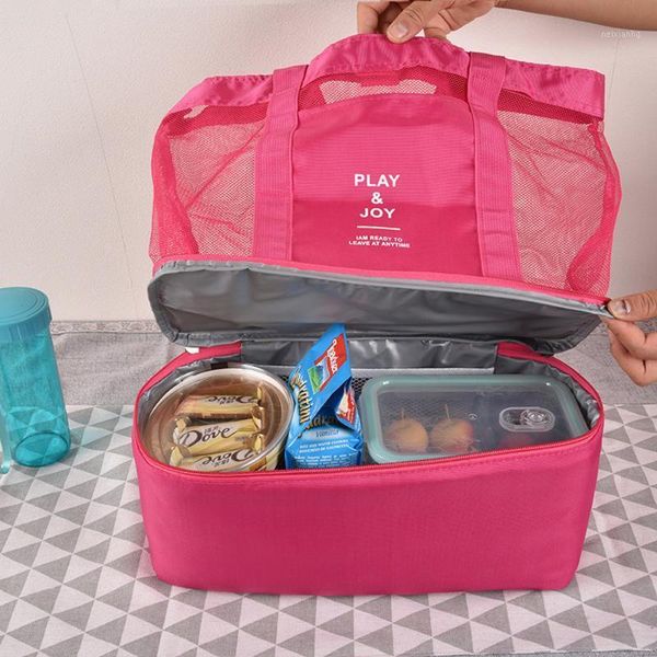 storage bags large thermal insulation cooler bag waterproof drink double layed mesh tote beach clothes cosmetic organizer1
storage bags large thermal insulation cooler bag waterproof drink double layed mesh tote beach clothes cosmetic organizer1
