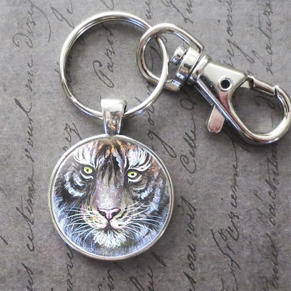 chain tiger key ring key art animal painting p key buckle pendant birthday festival anniversary gift jewelry accesso, Slivery;golden
chain tiger key ring key art animal painting p key buckle pendant birthday festival anniversary gift jewelry accesso, Slivery;golden