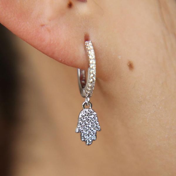 wholesale silver color jewelry classic dangle ear jewelry micro pave clear cz tiny cute hamsa hand fatimas hand charm cz earring
wholesale silver color jewelry classic dangle ear jewelry micro pave clear cz tiny cute hamsa hand fatimas hand charm cz earring