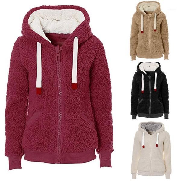 women fashionable casual sweatshirts casual soft teddy fleece hooded coat winter long sleeve pocket oversize hoodies 20211, Black;brown
women fashionable casual sweatshirts casual soft teddy fleece hooded coat winter long sleeve pocket oversize hoodies 20211, Black;brown