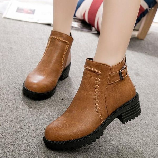 boots buckle strap student women casual high-heeled thick platform single fashion pu leather pointed toe shoes botas mujer1, Black
boots buckle strap student women casual high-heeled thick platform single fashion pu leather pointed toe shoes botas mujer1, Black