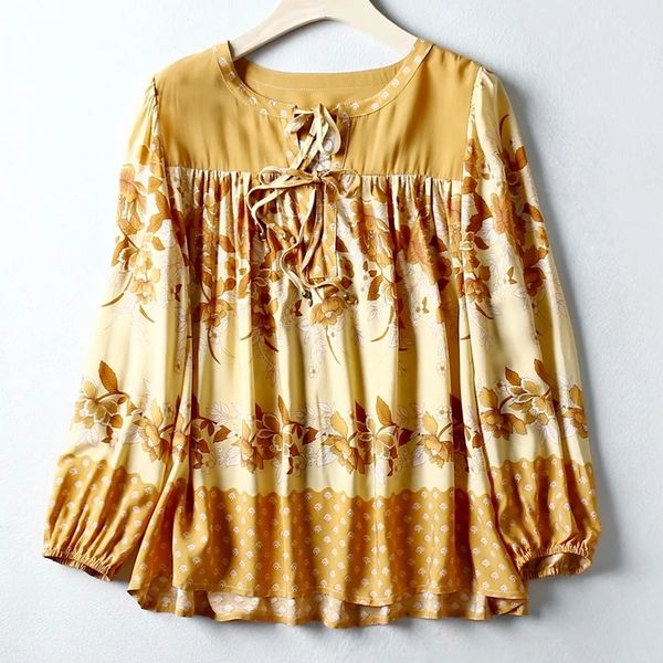 boho inspired rayon yellow floral embroidery long sleeve spring summer blouse shirt casual women y200622, White
boho inspired rayon yellow floral embroidery long sleeve spring summer blouse shirt casual women y200622, White