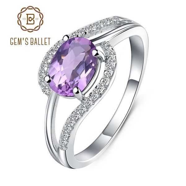 cluster rings gem's ballet 1.30ct natural purple amethyst gemstone ring 925 sterling silver romantic engagement for women fine jewelry, Golden;silver
cluster rings gem's ballet 1.30ct natural purple amethyst gemstone ring 925 sterling silver romantic engagement for women fine jewelry, Golden;silver