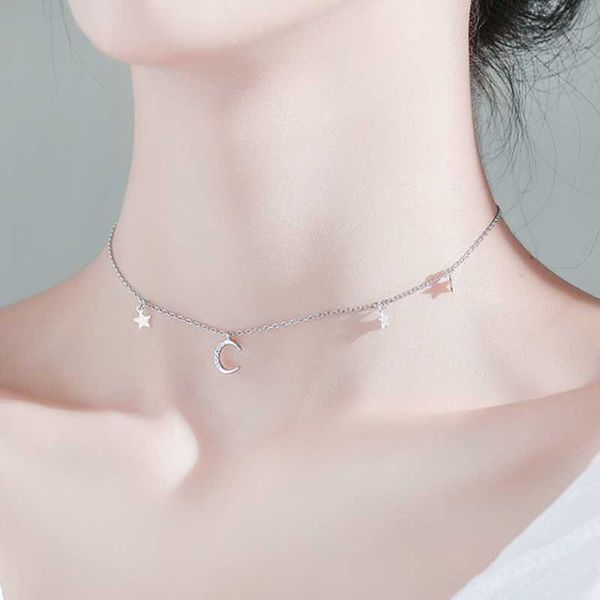 trendy silver exquisite stars & moon choker necklace shiny zircon necklaces clavicle chain short fine jewelry for women gift
trendy silver exquisite stars & moon choker necklace shiny zircon necklaces clavicle chain short fine jewelry for women gift