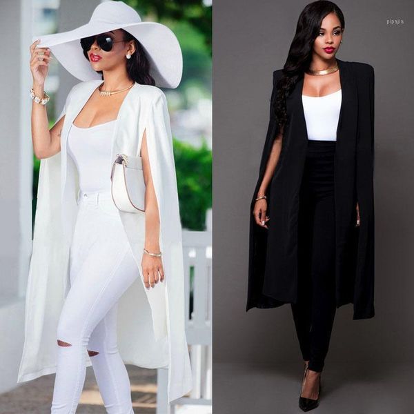 2020 fashion autumn white black blazer women fashion slim long cape blazer coat woman casual suit jacket coat outwear ins chic1
2020 fashion autumn white black blazer women fashion slim long cape blazer coat woman casual suit jacket coat outwear ins chic1