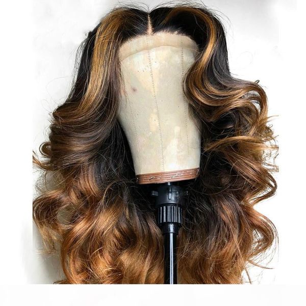 shows shine brazilian loose deep lace front human hair wigs preplucked 13*4 honey blonde remy ombre color glueless wig with highlight, Black;brown
shows shine brazilian loose deep lace front human hair wigs preplucked 13*4 honey blonde remy ombre color glueless wig with highlight, Black;brown
