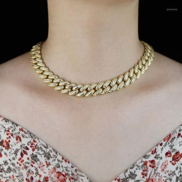 iced out cuban link chain necklace bling chains choker necklace women jewellery girls neck chocker luxury hip hop jewelry 20201, Golden;silver
iced out cuban link chain necklace bling chains choker necklace women jewellery girls neck chocker luxury hip hop jewelry 20201, Golden;silver