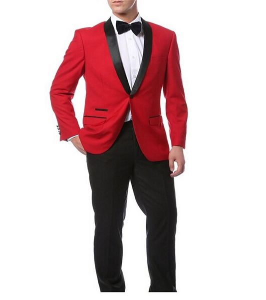 men's suits & blazers red jacket + black pants and bow tie handkerchief groomsman shawl lapel groom dress custom casual slim suit, White;black
men's suits & blazers red jacket + black pants and bow tie handkerchief groomsman shawl lapel groom dress custom casual slim suit, White;black