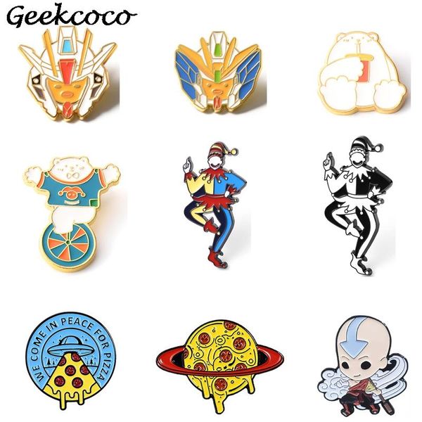 20pcs / серия j1660 робота коллекция эмаль pins мультфильм забавный клоун медведь пицца броши denim рубашка рюкзак подарок для друзей дети, Gray
20pcs / серия j1660 робота коллекция эмаль pins мультфильм забавный клоун медведь пицца броши denim рубашка рюкзак подарок для друзей дети, Gray