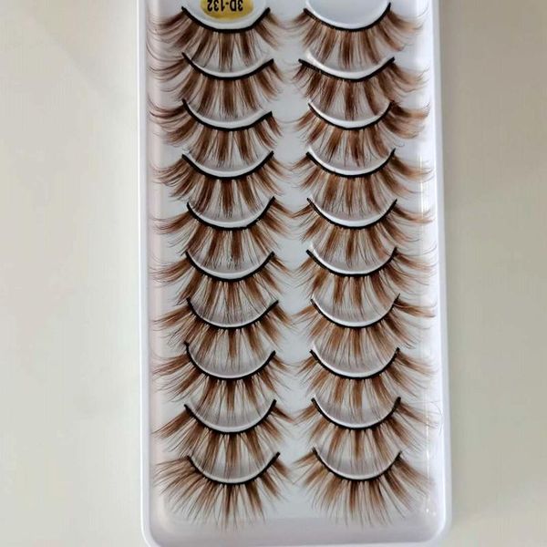 10 pairs 3d mink lashes brown makeup mink eyelashes soft fake lashes makeup eyelash extension silk handmade eyelashes
10 pairs 3d mink lashes brown makeup mink eyelashes soft fake lashes makeup eyelash extension silk handmade eyelashes