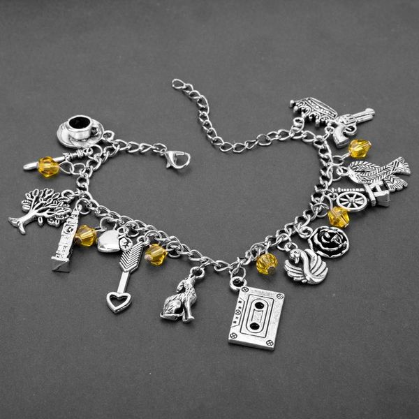 link, chain fashion charm bracelet movie once upon a time fairy tale crystal bead jewelry cute party trinket accessories gift, Black
link, chain fashion charm bracelet movie once upon a time fairy tale crystal bead jewelry cute party trinket accessories gift, Black