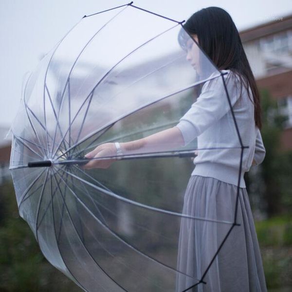 umbrellas liberainy simple fashion prevent wind and rain fourteen umbrella bone semi-automatic long handle transparent umbrella1
umbrellas liberainy simple fashion prevent wind and rain fourteen umbrella bone semi-automatic long handle transparent umbrella1