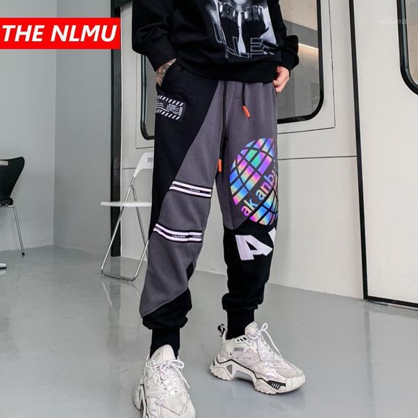 men's pants hip hop reflective letter joggers mens harajuku sweatpants streetwear patchwork cotton track harem trousers wq1621, Black
men's pants hip hop reflective letter joggers mens harajuku sweatpants streetwear patchwork cotton track harem trousers wq1621, Black