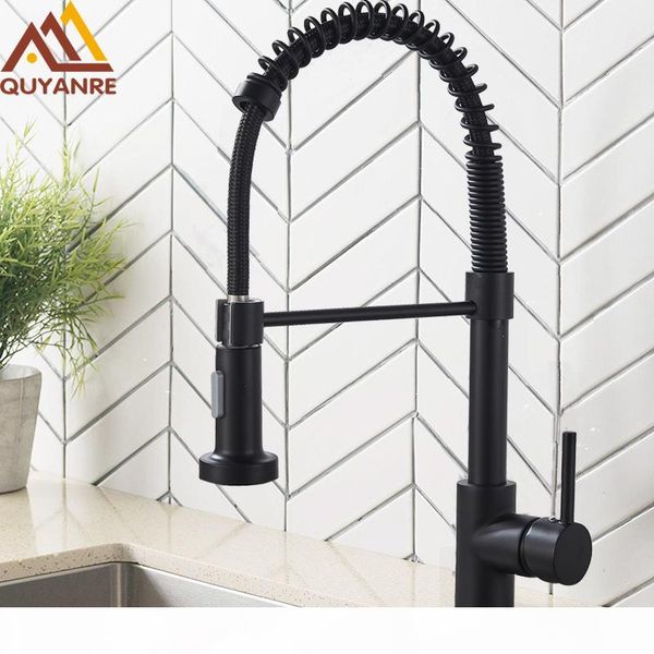 quyanre matte black kitchen sink faucet pull down kitchen faucet single handle mixer tap 360 rotation torneira cozinha mixer tap t200423
quyanre matte black kitchen sink faucet pull down kitchen faucet single handle mixer tap 360 rotation torneira cozinha mixer tap t200423