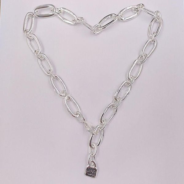 authentic necklace link friendship necklaces unode50 plated jewelry fits european style gift for women men fine jewelry, Silver
authentic necklace link friendship necklaces unode50 plated jewelry fits european style gift for women men fine jewelry, Silver