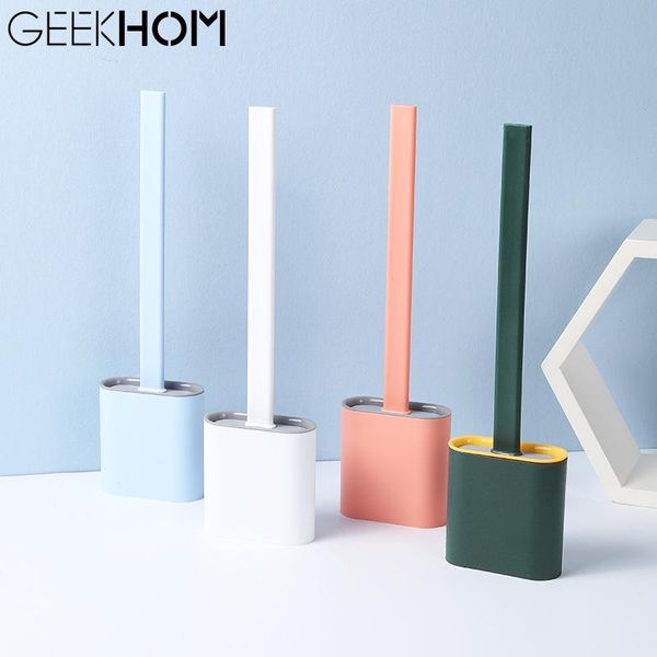 geekhom силиконовая щетка для унитаза с основной резиновый head holder напольный ванная туалет щетка для очистки аксессуары для ванной комна
geekhom силиконовая щетка для унитаза с основной резиновый head holder напольный ванная туалет щетка для очистки аксессуары для ванной комна