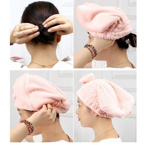 new hair-drying cap for girls and women useful quick dry microfibre hair drying bath towel head wrap hat swimming bathroom1
new hair-drying cap for girls and women useful quick dry microfibre hair drying bath towel head wrap hat swimming bathroom1
