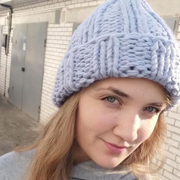 beanie/skull caps coarse hat beanie cap women's winter knit ear warmer thick soft ski lady bonnet skullies beanies chunky knitted rib h, Blue;gray
beanie/skull caps coarse hat beanie cap women's winter knit ear warmer thick soft ski lady bonnet skullies beanies chunky knitted rib h, Blue;gray