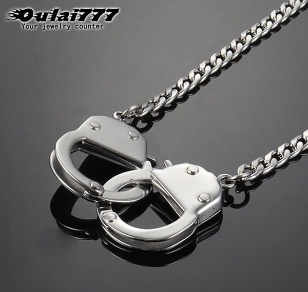 oulai777 mens gold necklace stainless steel handcuffs pendants necklaces chains male accessories lady gold pe bbyzef bde_home, Silver
oulai777 mens gold necklace stainless steel handcuffs pendants necklaces chains male accessories lady gold pe bbyzef bde_home, Silver