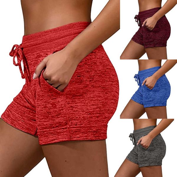 2020 new women's quick drying knitted sport drawstring sports summer elastic waist shorts, White;black
2020 new women's quick drying knitted sport drawstring sports summer elastic waist shorts, White;black