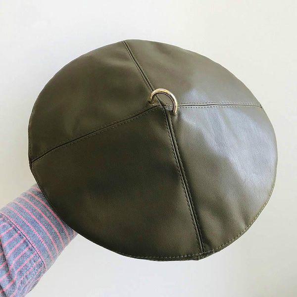 fashion hat pu leather beret hat women 8 panels cap female french berets ladies solid green painter, Blue;gray
fashion hat pu leather beret hat women 8 panels cap female french berets ladies solid green painter, Blue;gray