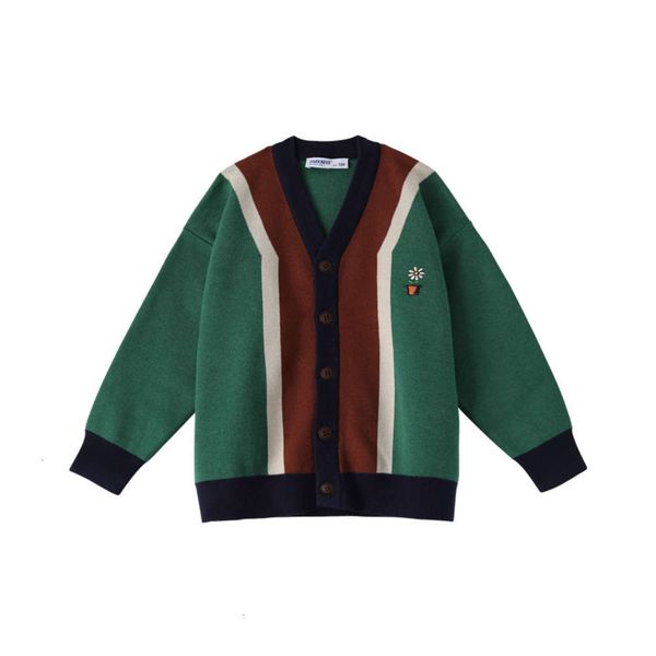 wtern sle new autumn clothing, dk cuhk color matching sweater, children's korean cardigan, knitted, Blue
wtern sle new autumn clothing, dk cuhk color matching sweater, children's korean cardigan, knitted, Blue