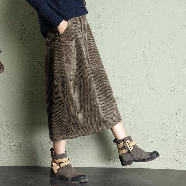 women 2020 autumn winter casual solid color skirts female elastic high waist corduroy skirts ladies korean slim bud j291, Black
women 2020 autumn winter casual solid color skirts female elastic high waist corduroy skirts ladies korean slim bud j291, Black